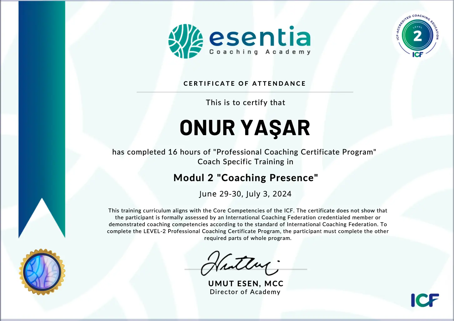 ICF Sertifika 2